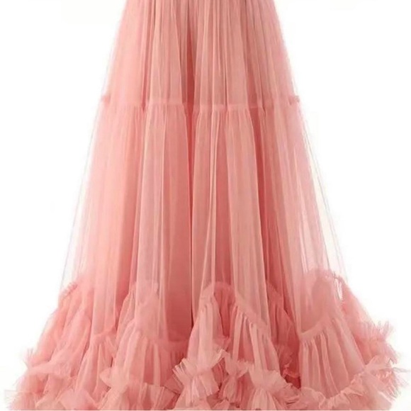 Chiffon skirt with Boxed Ruffled Trim, One size - Picture 2 of 3